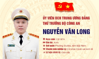 Đồng chí Nguyễn Văn Long, Ủy viên Trung ương Đảng, Thứ trưởng Bộ Công an